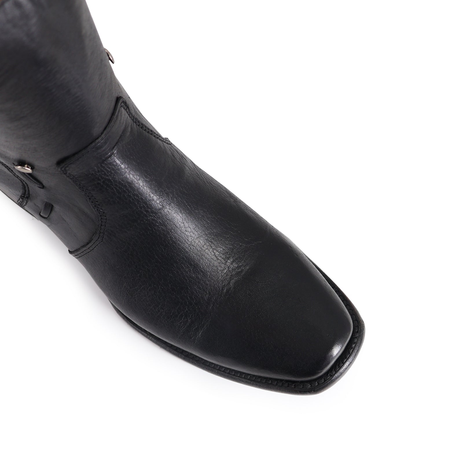 Cowboy Ankle Boot in Cowhide Leather Vegas Model