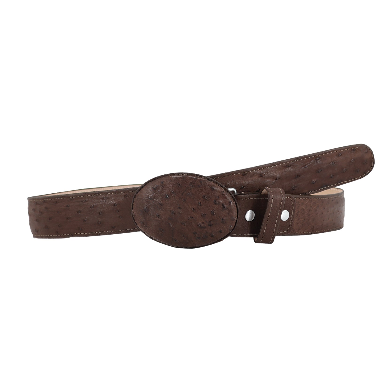 Exotic belt leather ostrich