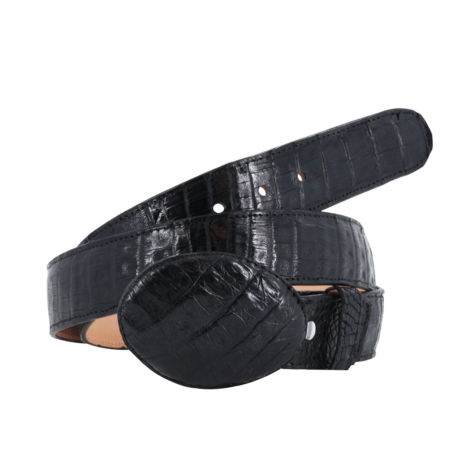 Exotic belt leather Caiman