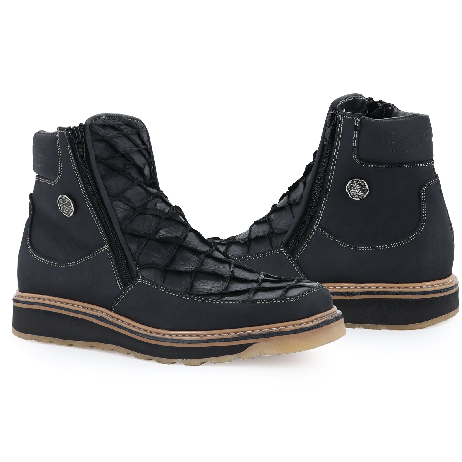 Men’s Fish Leather Work Boot