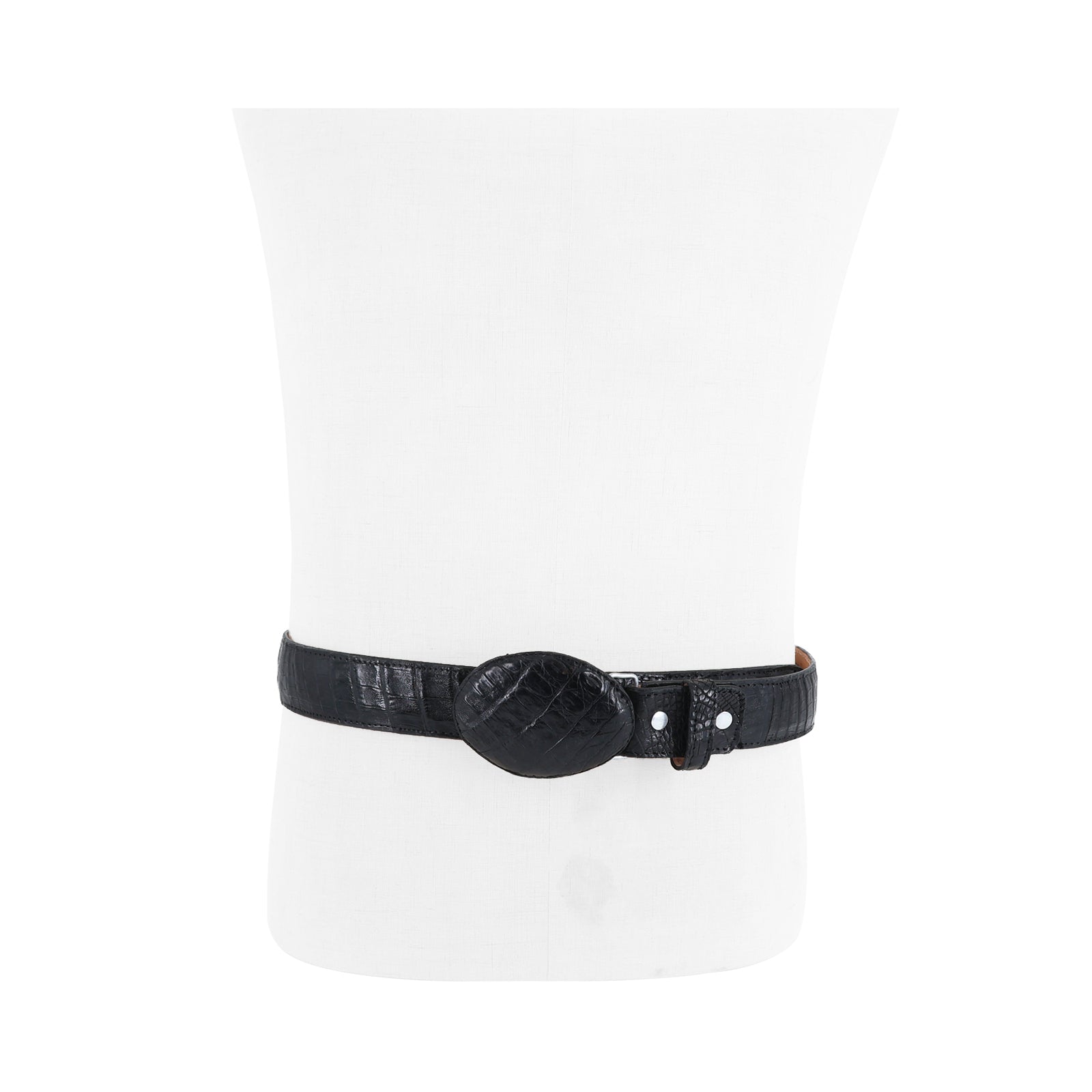 Exotic belt leather Caiman