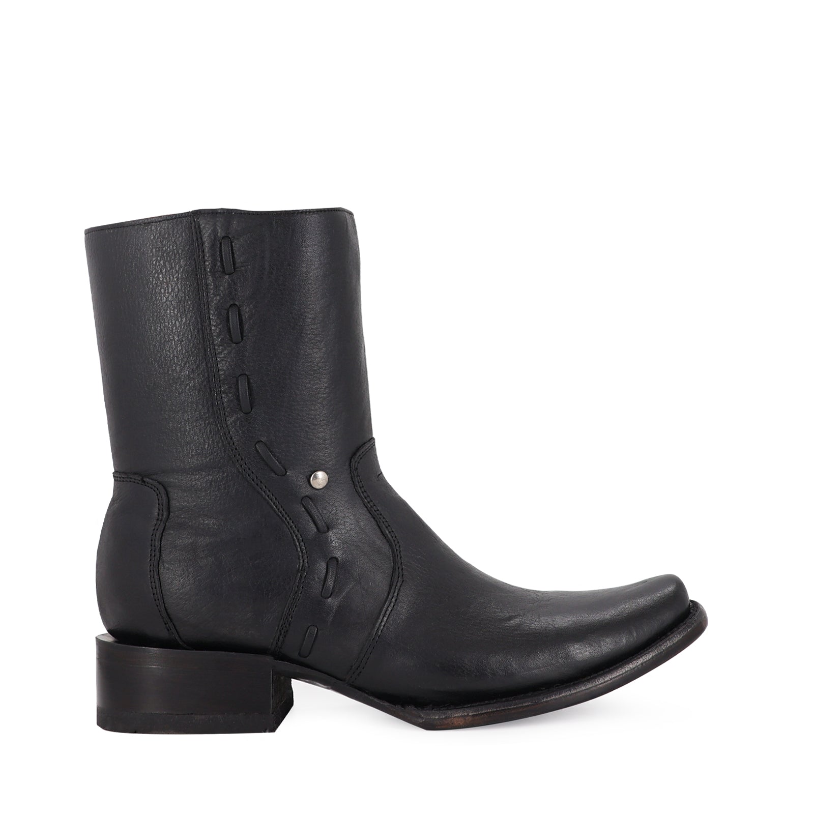 Cowboy Ankle Boot in Cowhide Leather Vegas Model