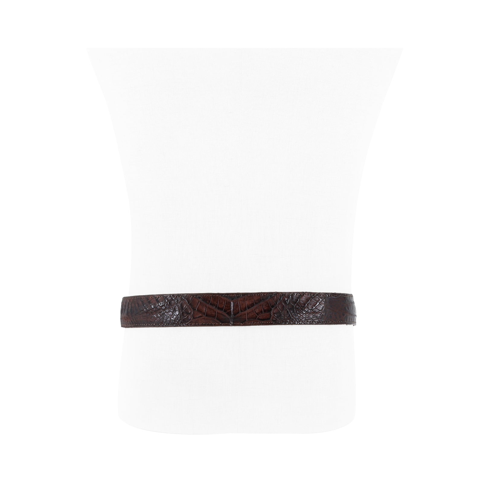 Exotic belt leather Caiman
