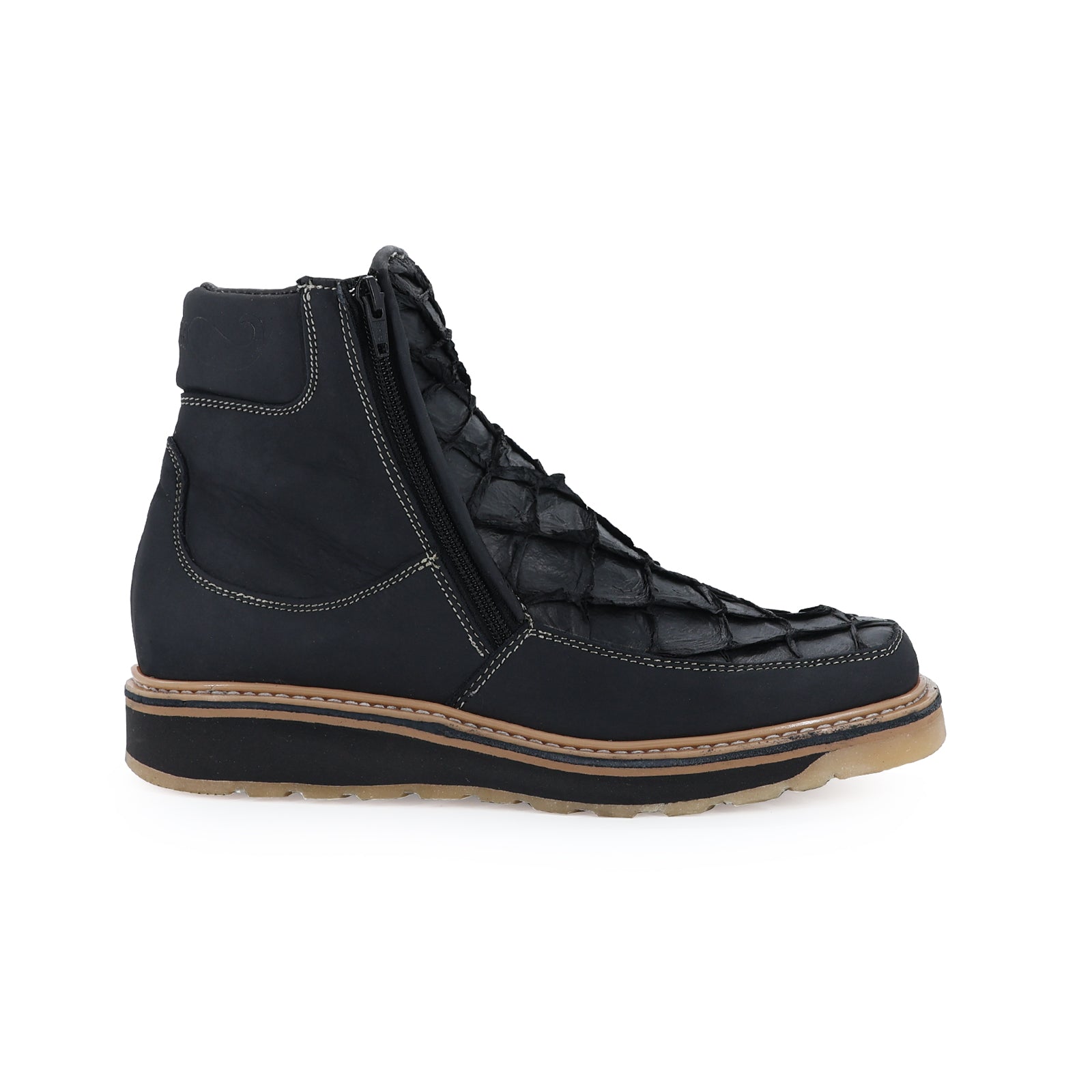 Men’s Fish Leather Work Boot