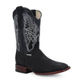 Bovine leather cowboy boot square toe