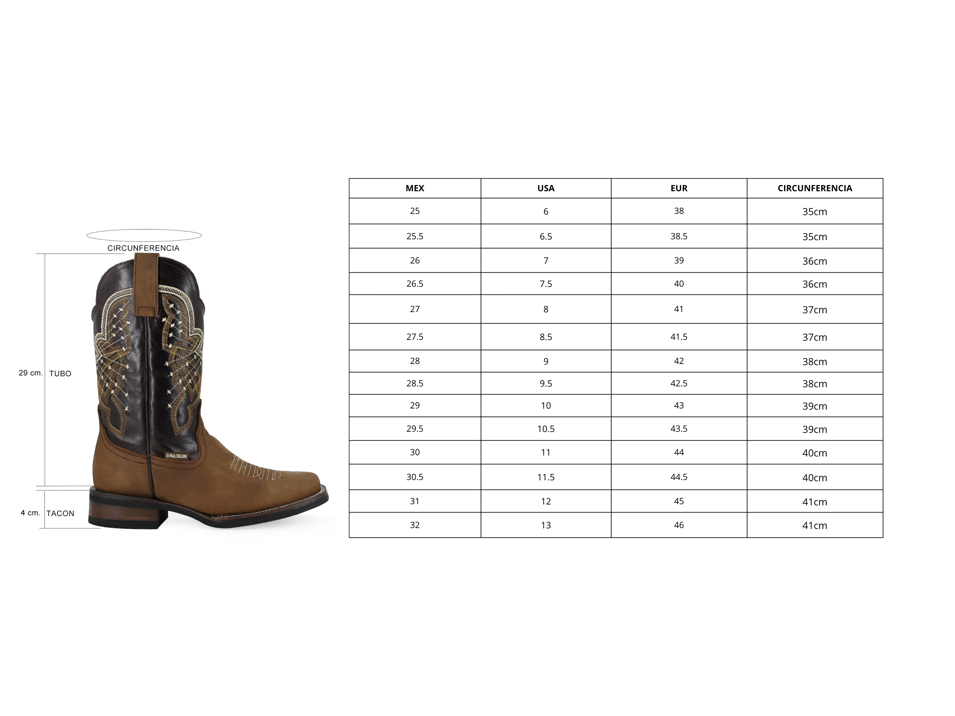 Bovine leather work boot rodeo toe